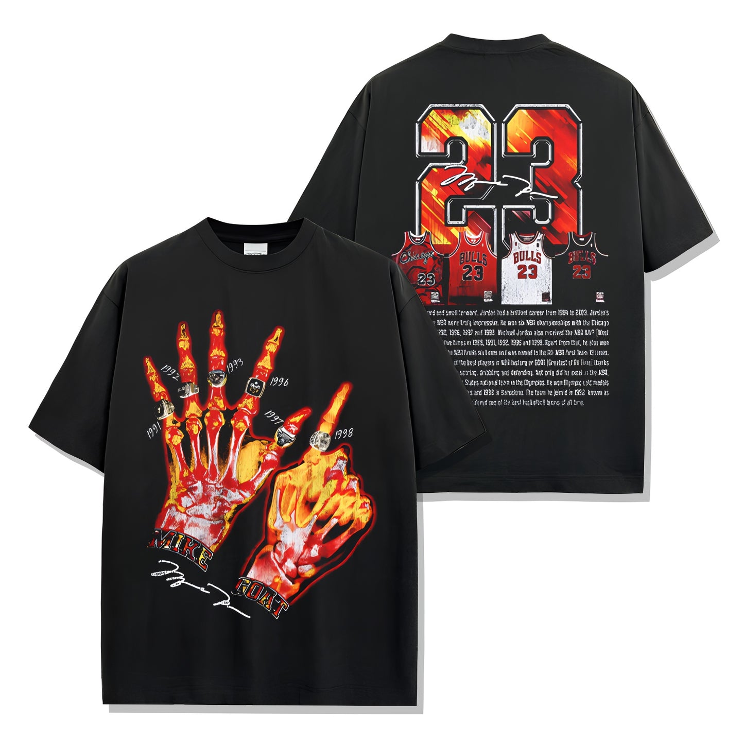 MICHAEL JORDAN RINGS TEE