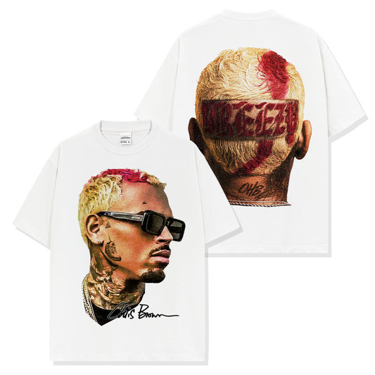 CHRIS BROWN BREEZY BACKPRINT TEE