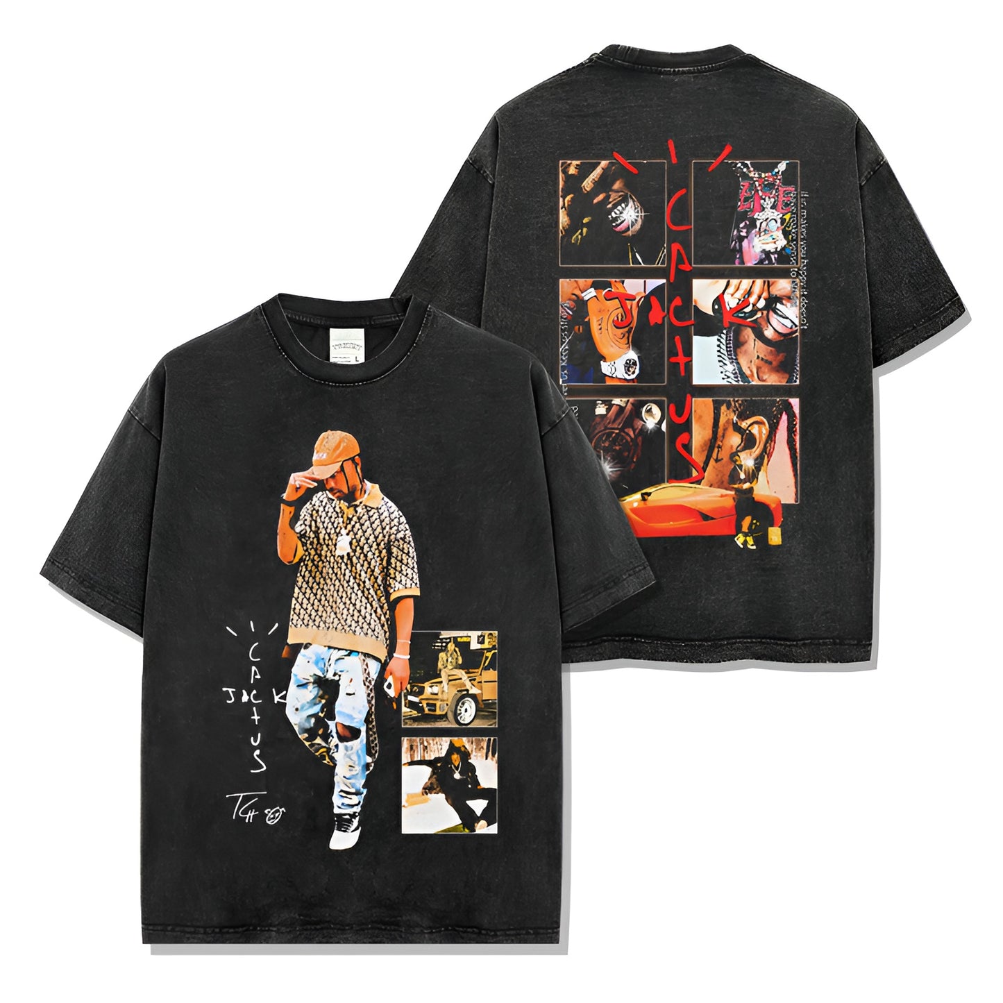 TRAVIS CACTUS JACK BACKPRINT TEE