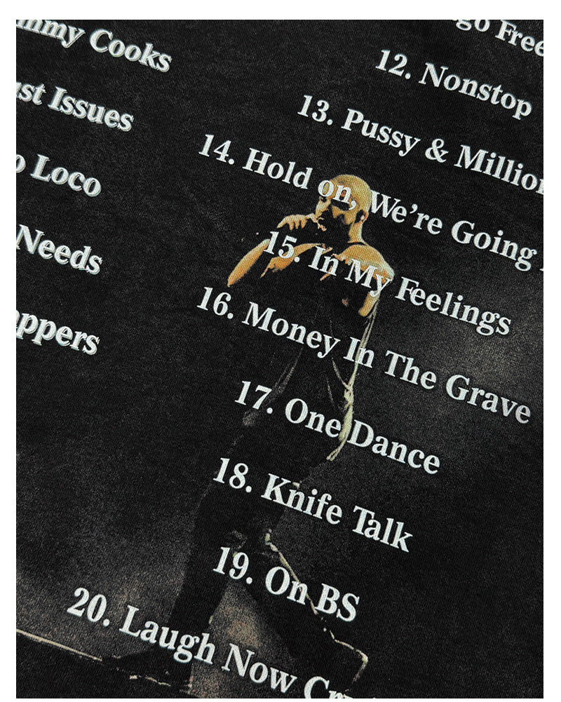 DRAKE CHAMPAGNE PAPI BACKPRINT TEE