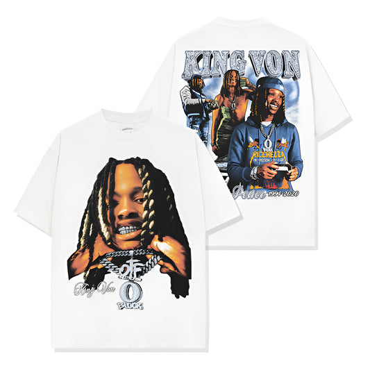 KING VON BACKPRINT TEE