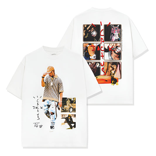 TRAVIS CACTUS JACK BACKPRINT TEE