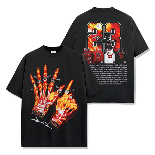 MICHAEL JORDAN RINGS TEE