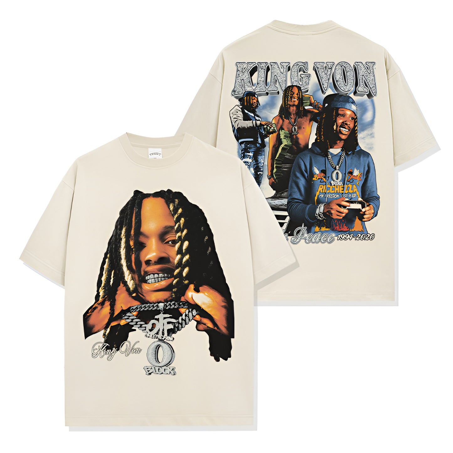 KING VON BACKPRINT TEE