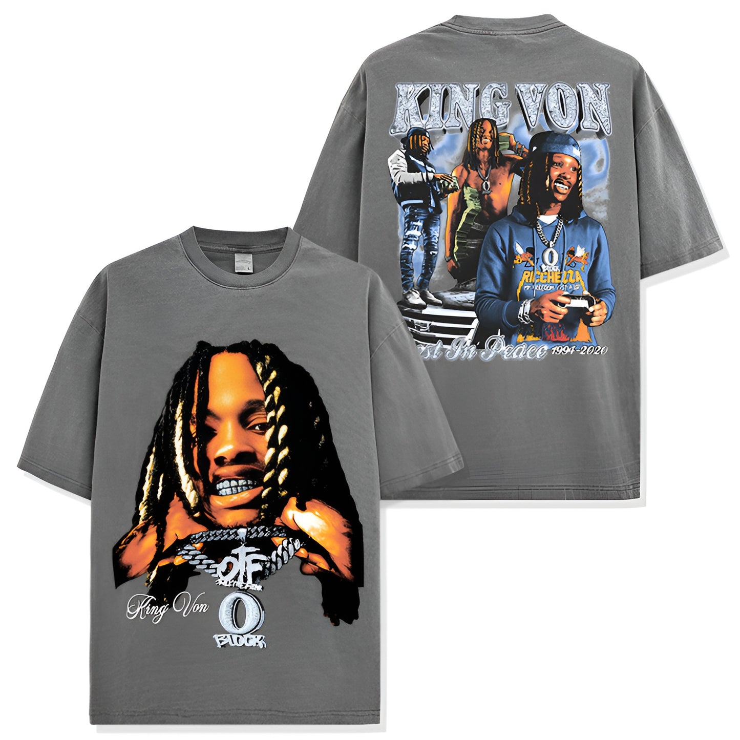 KING VON BACKPRINT TEE