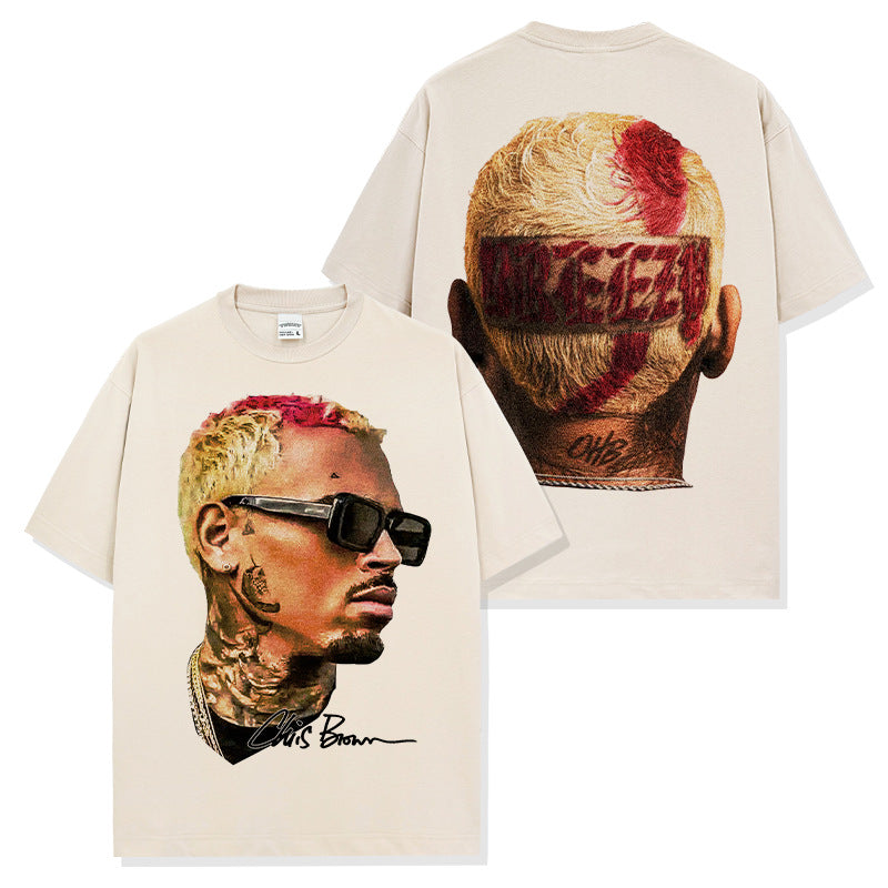 CHRIS BROWN BREEZY BACKPRINT TEE