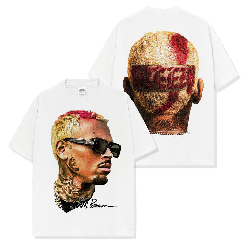 CHRIS BROWN BREEZY BACKPRINT TEE
