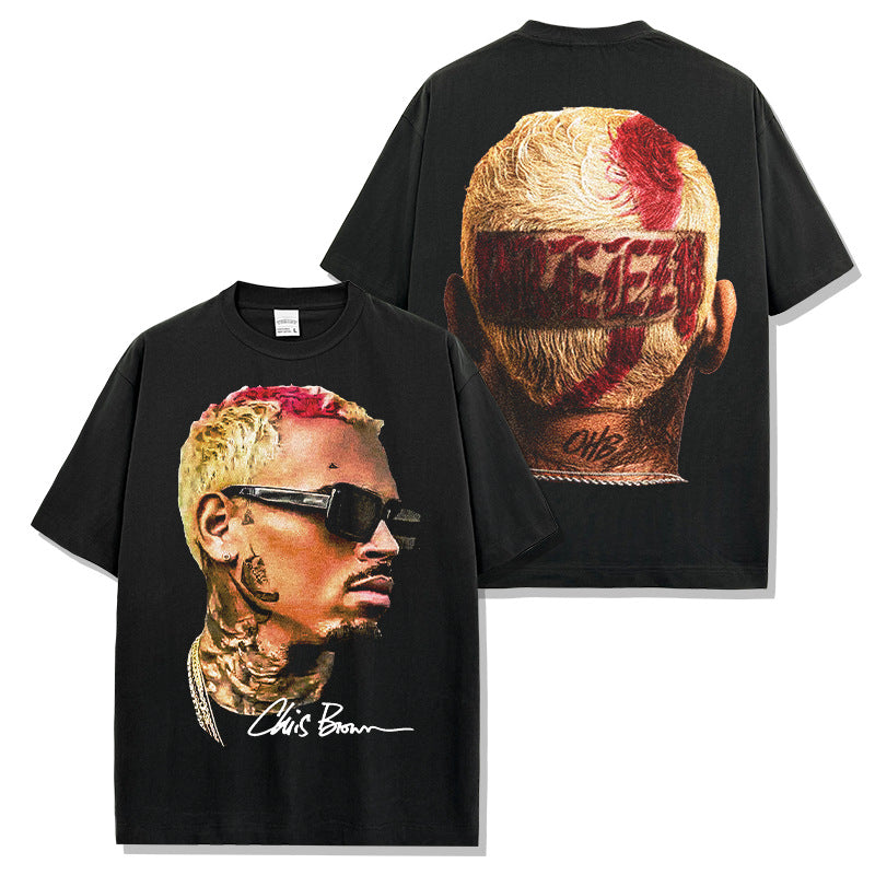 CHRIS BROWN BREEZY BACKPRINT TEE