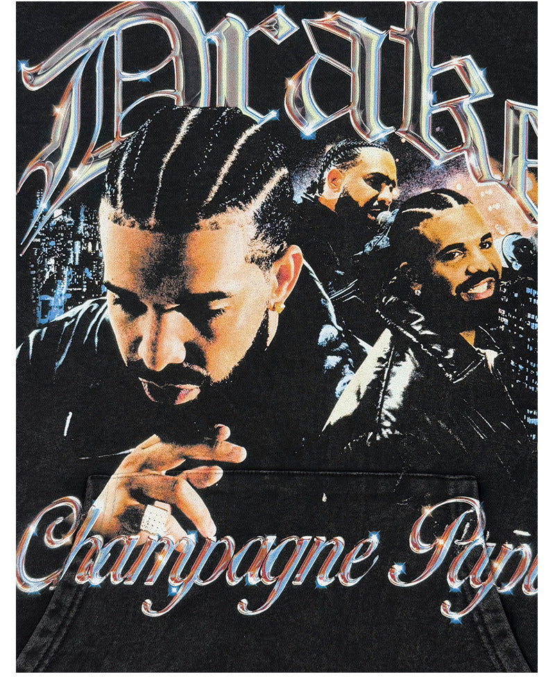 DRAKE CHAMPAGNE PAPI BACKPRINT TEE