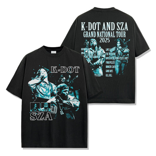 K-DOT AND SZA TOUR BACKPRINT TEE
