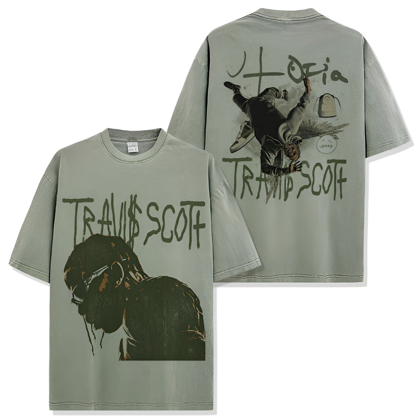 TRAVIS UTOPIA BACKPRINT TEE