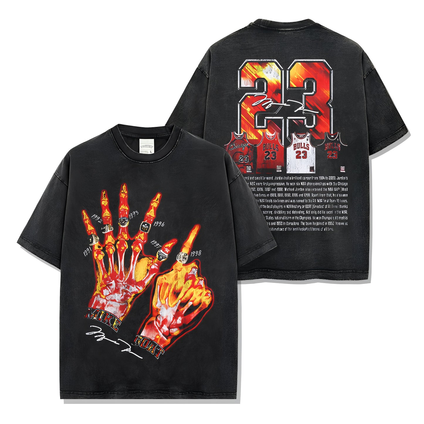 MICHAEL JORDAN RINGS TEE