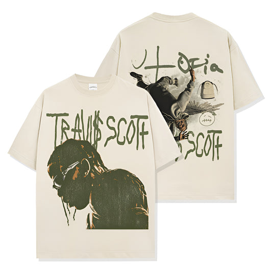 TRAVIS UTOPIA BACKPRINT TEE