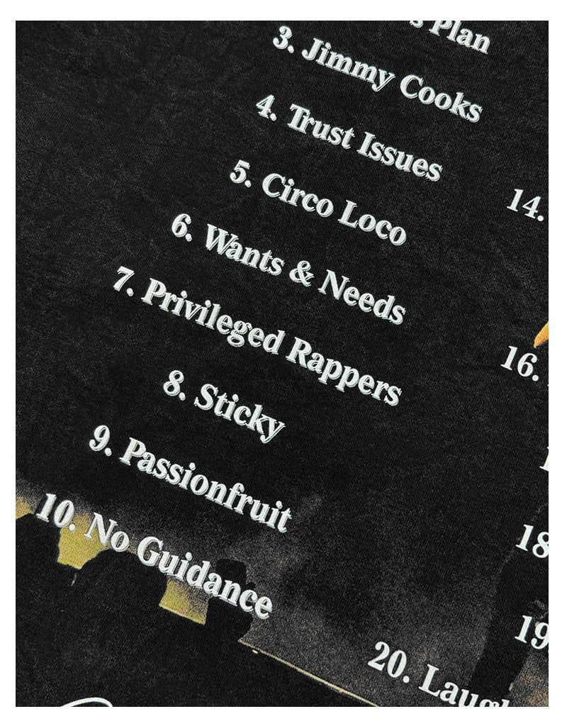 DRAKE CHAMPAGNE PAPI BACKPRINT TEE