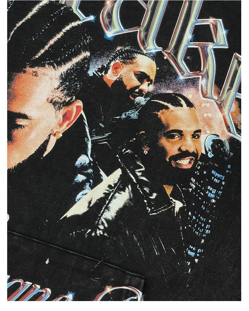 DRAKE CHAMPAGNE PAPI BACKPRINT TEE