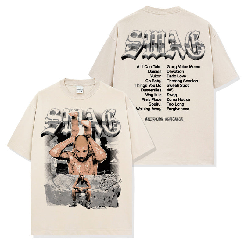 JUSTIN BIEBER SWAG BACKPRINT TEE