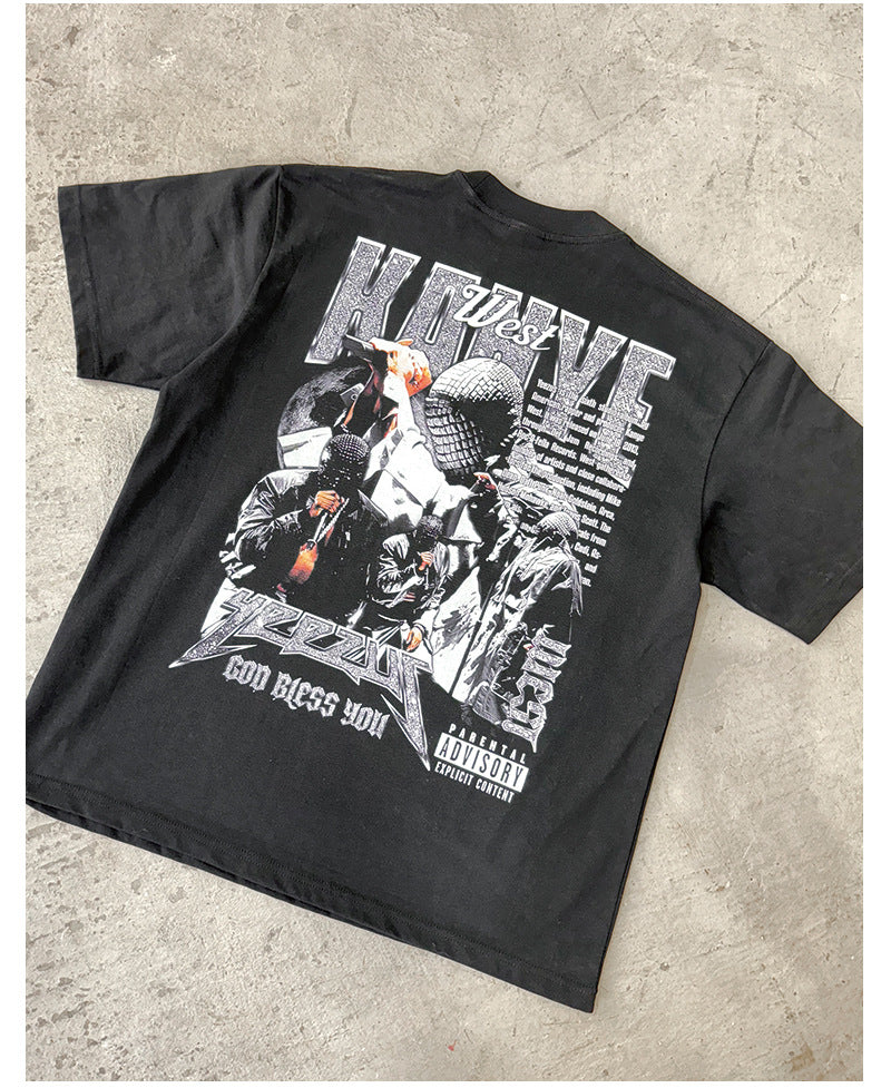 KANYE WEST BACKPRINT TEE