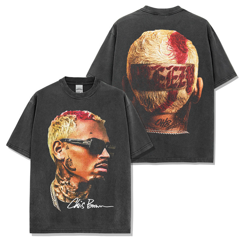 CHRIS BROWN BREEZY BACKPRINT TEE