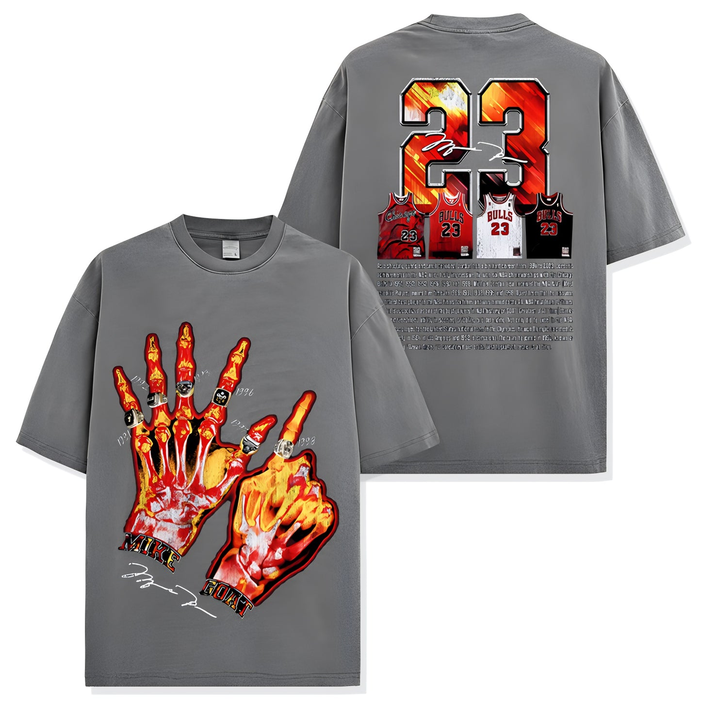 MICHAEL JORDAN RINGS TEE