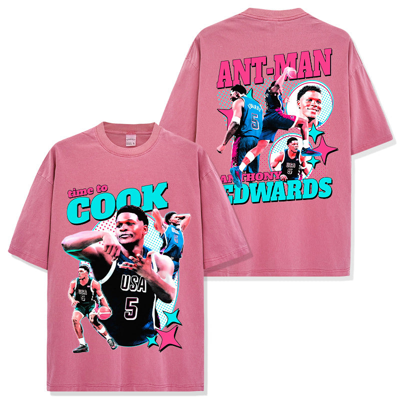 ANTHONY EDWARDS BACKPRINT TEE