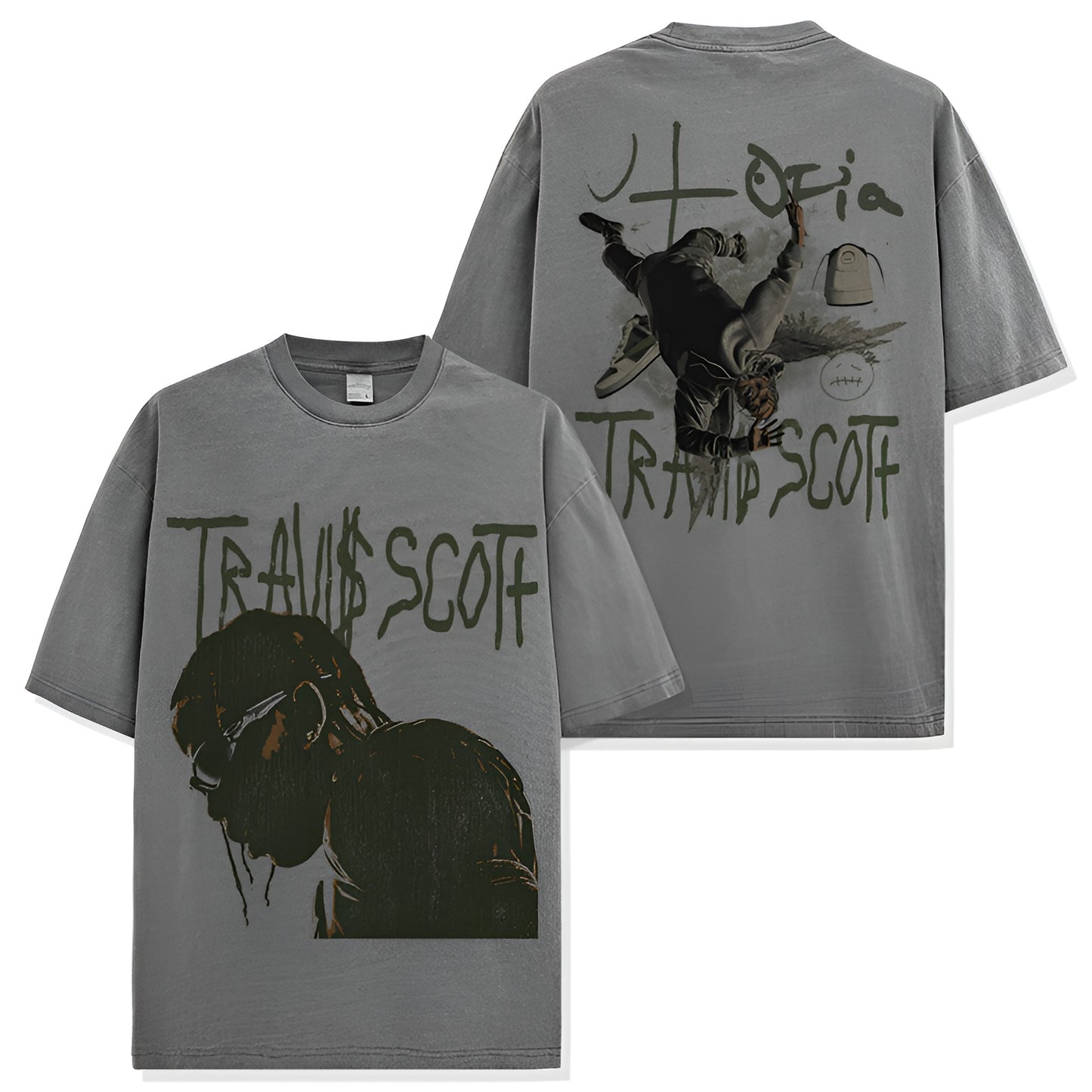 TRAVIS UTOPIA BACKPRINT TEE